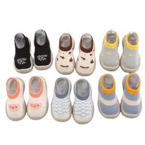 XIANGHUI Spring Summer And Autumn Thin Baby Shoes Socks Soft Sole Toddler Shoes Socks Non-slip Shoes Socks