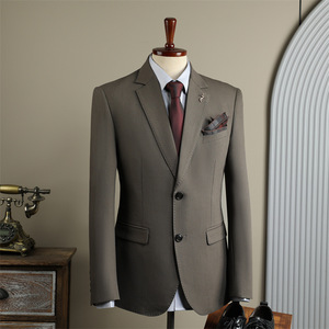 Veste de <span class=keywords><strong>Costume</strong></span> <span class=keywords><strong>Homme</strong></span> <span class=keywords><strong>Style</strong></span> <span class=keywords><strong>Anglais</strong></span> Croisé Slim Fit pour Mariage et Tenue Professionnelle - Product Image 1