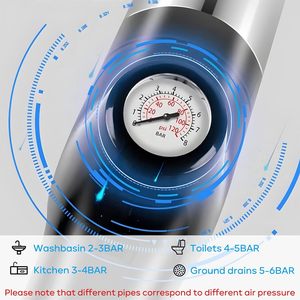 <span class=keywords><strong>Desatascador</strong></span> de Inodoro, Fregadero y Cocina, Bomba de <span class=keywords><strong>Aire</strong></span> de Alta Presión, <span class=keywords><strong>Desatascador</strong></span> de <span class=keywords><strong>Aire</strong></span> de Acero Inoxidable - Product Image 4