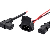 Prise en plastique pour batterie au lithium, connecteur mâle et femelle pour tricycle électrique, prise de charge et d'échange avec couvercle, chargeur extérieur