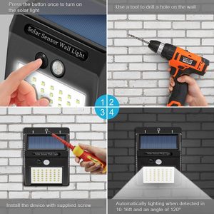فائق السطوع 20 ليد ، مقاوم للماء Ip65 جدار الحديقة الشمسية - Product Image 5