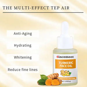 Profesyonel cilt bakımı üreticisi zerdeçal yağ kontrolü yüz beyazlatma yüz Serum C vitamini parlatıcı tamir yüz yağı - Product Image 5