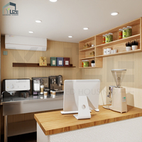 Restaurant/Café Modulaire Préfabriqué en Conteneur avec Fenêtre de Service – Conception Durable pour Magasin et Expédition