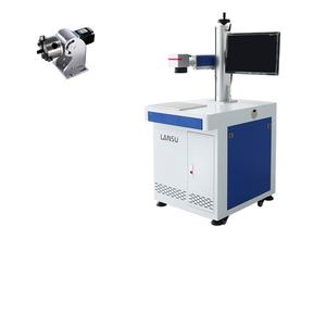 Machines de découpe laser LANSU 20w30w50w60w80w100w, machine de marquage et de gravure au laser à fibre pour bijoux, métal, non-métal, refroidie par air - Product Image 1