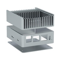 Caja de Ordenador para Juegos S21 Mini ITX y M-ATX de Alta Calidad, Nuevo Modelo, de Aleación de Aluminio con Ventiladores, en Stock