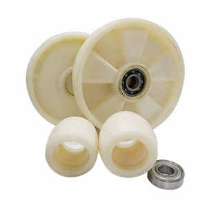 <span class=keywords><strong>Roue</strong></span> en nylon grandes petites roues en plastique avec roulement pour <span class=keywords><strong>remorque</strong></span> chariot transpalette cric accessoires usine pièce de rechange roues - Product Image 1