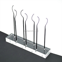 Présentoir de baguettes de monteur de cils présentoir de cils présentoir de baguettes de testeur acrylique transparent