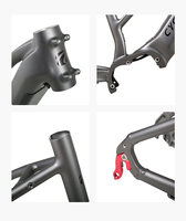 Vélo de ville électrique léger 48V 500W Bafang Mid Drive M560 Batterie 720Wh 21700 10 vitesses Freins à disque hydrauliques E-MTB 27,5 pouces