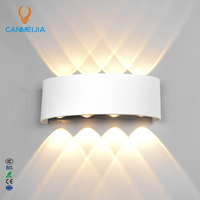 CANMEIJIA 8W Applique Murale LED Moderne, Luminaire Mural Décoratif d'Intérieur, Applique Murale pour la Décoration de la Maison, de la Chambre à Coucher et du Salon
