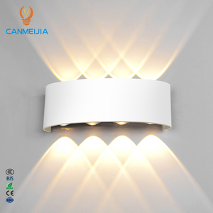 CANMEIJIA Lampada da Parete LED Moderna 8W, <span class=keywords><strong>Applique</strong></span> Decorativa da Interno per Casa, Camera da Letto, Soggiorno - Product Image 2