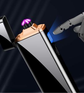 Briquet électronique Accessoires pour fumeurs <span class=keywords><strong>Magasin</strong></span> de briquets magiques Briquet électrique à détection tactile Nouveau 2024 - Product Image 1