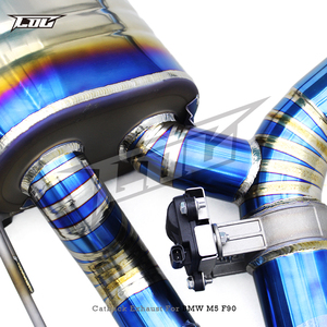 Tubos de Escape Catback para BMW M5 F90 4.4T 2018-2023, Tubo de Escape de Titanio Boska Racing con Sistema de Válvulas - Product Image 2