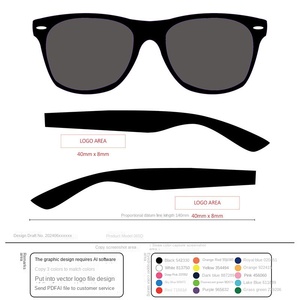 Lunettes de <span class=keywords><strong>soleil</strong></span> polarisées en vrac personnalisées Logo imprimé Lunettes de <span class=keywords><strong>soleil</strong></span> promotionnelles pour l'extérieur <span class=keywords><strong>avec</strong></span> rivet pour les articles de fête - Product Image 2