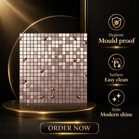 Panneau mural moderne imperméable en charbon de bambou avec motif damassé pour salon &amp;   Utilisation hôtelière