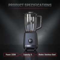 Mixeur Électrique Haute Performance Silencieux pour Smoothies – Essentiel de Cuisine Domestique – Blender de Table pour la Cuisine