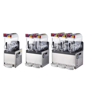 เครื่องทำน้ำแข็งปั่นอัตโนมัติอเนกประสงค์เชิงพาณิชย์ พร้อมถัง 2 ถัง เครื่องทำน้ำแข็งปั่นอุตสาหกรรม เครื่องทำเครื่องดื่มแช่แข็ง - Product Image 2