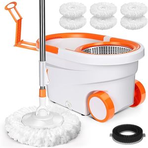 <span class=keywords><strong>Liao</strong></span> Thông Minh Turbo Lau Xô Set Với Kính Thiên Văn Cực Thép Bánh Xe Đi Bộ Xoay Lau Máy Giặt Cho Sàn Phẳng Công Cụ Làm Sạch - Product Image 6