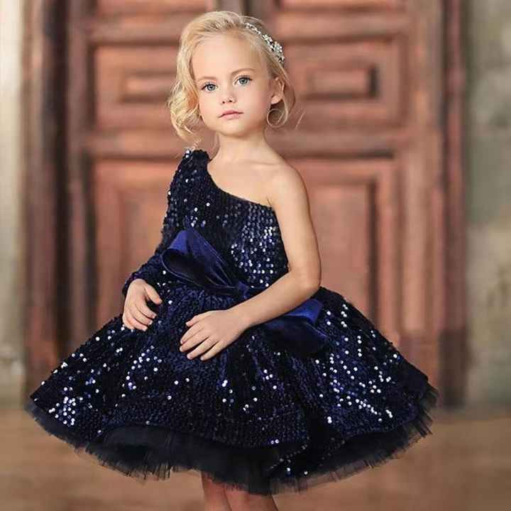 Vestidos de lujo de fiesta de cumpleanos para ninas de color rojo dorado y blanco elegante