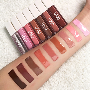 Wholesale Nude clear pink <strong>Lip</strong> <strong>Gloss</strong> Shimmer Glossy Lipgloss Materia in Pouch Vegan <strong>Lip</strong> <strong>Gloss</strong> <strong>Base</strong> - Product Image 1