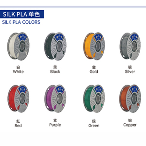 Antinsky <b>PLA</b> Silk Filament 1kg Roll Multicolor 1.75mm Fast Printing 3D Creative Designs Moulding Fujian China - Product Image 4