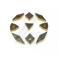 En stock : Plaquette de tournage indexable en carbure VNMG080404/160404/160408-FP pour tournage de finition de l'acier au carbone et des aciers alliés