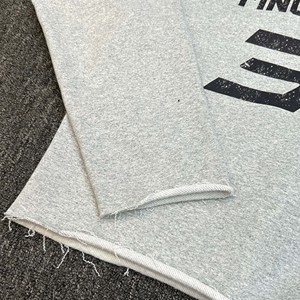T-shirt da uomo Finch Garment 100% cotone con orlo grezzo, manica lunga, taglio corto, bordo non rifinito, tinta unita, casual, tuta sportiva, prodotto dal produttore - Product Image 5