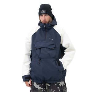 Chaqueta de Snowboard para Hombre, Estilo Montaña, con Bolsillos Cargo, Impermeable, Resistente al Viento, para Invierno - Product Image 1