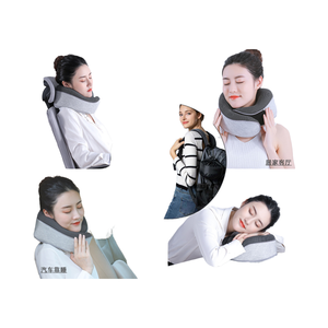 Oreiller de voyage <span class=keywords><strong>Saien</strong></span> Patent Reisekissen, lavable, en polyester/coton, mousse à mémoire de forme, en forme de U, portable, pour le bureau, la sieste, les voyages, avec soutien du cou - Product Image 2