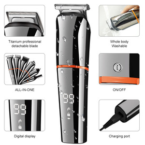 Kit de Aseo Profesional para Hombre <span class=keywords><strong>SURKER</strong></span> 6 en 1 Recortadora Eléctrica para Nariz y Cuerpo Cortapelos - Product Image 4