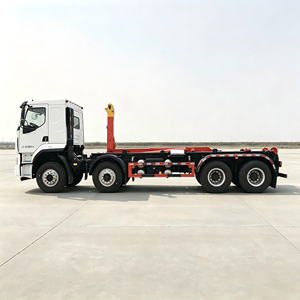 รถบรรทุกติดเครนยกขยะ Dongfeng Liuzhou 8x4 รุ่น Heavy Duty 30 ตัน พร้อมกระบะแบบ Roll Off ลดราคาพิเศษ - Product Image 2