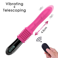 Masturbateur automatique électrique rechargeable à télécommande, jouet sexuel, gode télescopique, machine à pousser