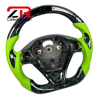 Volant en fibre de carbone forgé LED RPM pour Ford Fiesta MK7 MK7.5 ST PUMA MK2 ST MK3 MK4 2008 -2024