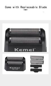 Kemei-1102 ricaricabile Cordless elettrico per uomo Twin Blade alternativo barba <span class=keywords><strong>rasoio</strong></span> cura del viso multifunzione forte Trimmer - Product Image 4
