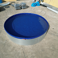 Bâche imperméable de PVC d'agriculture pliable faite sur commande bâche d'étang de poissons de l'aquarium de 10000 litres