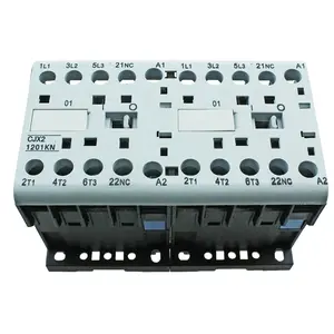 Mini contato CJX2-1201K 12a 24vac 3p + nc, componentes elétricos, pequeno contato