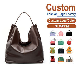 Bolso Tote de Lujo Personalizado de Fábrica, Color Café, Bolso de Diseño para Mujer, Verano/Otoño, Oficina y Uso Diario, Portátil - Product Image 1