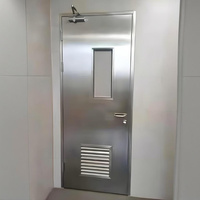 Porte affleurante ignifuge d'acier inoxydable SS304 avec la barre de panique
