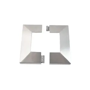 Factory outlet having well-equipped facilities Stainless Steel tube square post base plate with cover