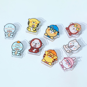 Custom Double-Sided Cartoon Acrylic Note Holder Work Clip and Data Snack Seal Plastic Crafts Product
