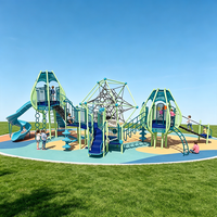 Équipements de parcs d'attractions, équipements de jeux extérieurs pour écoles et centres de villégiature, équipements de jeux commerciaux, terrains de jeux personnalisés