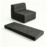 Chaise-lit modulaire simple pliable OEM/ODM personnalisée, sans cadre, en éponge pure compressible