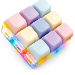 LED Custom Logo Keyboard Keycap Diy Keychain Design Keyboard Relieve Stress <b>Key</b> <b>Chain</b> Toy - Product Image 2