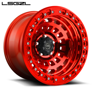 Jante de voiture en alliage forgé personnalisé hors route Beadlock 15 16 17 18 19 20 pouces roue 5x114.3 6x139.7 5x130 pour <span class=keywords><strong>jeep</strong></span> Grand Chery impala - Product Image 4