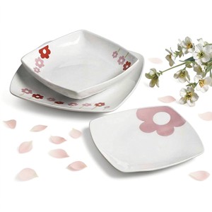 Juego de <span class=keywords><strong>Vajilla</strong></span> Cuadrada de Porcelana <span class=keywords><strong>Inglesa</strong></span> Barata de 2014, Diseños de Marca, Apta para Lavavajillas, Microondas y Horno, Estilo Contemporáneo - Product Image 4