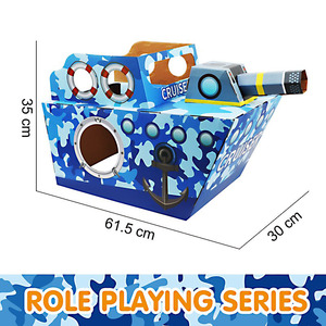 Carton combattant Cosplay fait à la main <span class=keywords><strong>papier</strong></span> Costume drôle avions et voitures réservoir 3d carton portant des jouets mignon bricolage jouets <span class=keywords><strong>en</strong></span> carton - Product Image 5