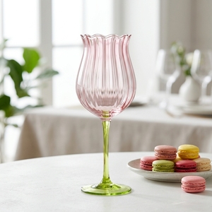 Copa <span class=keywords><strong>de</strong></span> <span class=keywords><strong>Vino</strong></span> <span class=keywords><strong>Tinto</strong></span> <span class=keywords><strong>de</strong></span> <span class=keywords><strong>Cristal</strong></span>, Copa <span class=keywords><strong>de</strong></span> Champán, Copa Medieval Europea Vintage, Copa Retro con Degradado <span class=keywords><strong>de</strong></span> Color y Diseño Floral - Product Image 2