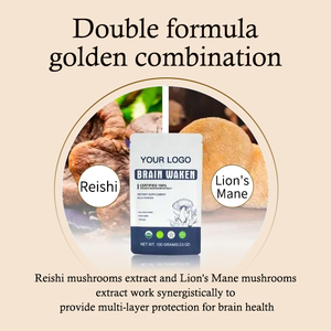 유기농 버섯 이중 추출 분말 사자의 갈기 추출물 + Reishi 버섯 추출물 두뇌 각성을위한 황금 조합 - Product Image 4