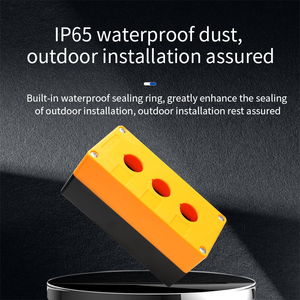 Impermeable 1NO 1NC IP66 12345 agujeros a prueba de explosiones parada de emergencia botón <span class=keywords><strong>interruptor</strong></span> caja ESTACIÓN DE Control <span class=keywords><strong>con</strong></span> <span class=keywords><strong>luz</strong></span> Led Singal - Product Image 6