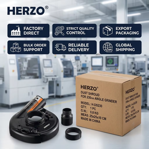 HERZO <span class=keywords><strong>Plastic</strong></span> Stofafzuigkap voor 230mm Elektrische Slijptol 7 inch Stofvrije Slijpmachine - Product Image 6