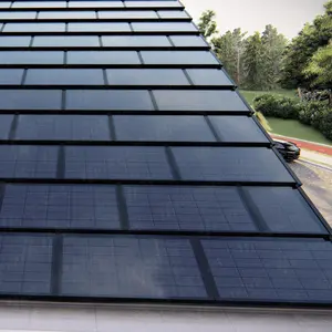 HQ Mount 60w 75w 110w 135w pannello solare BIPV pv tegola in silicio monocristallino tetto solare montaggio di piastrelle fotovoltaiche